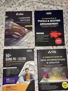 BANKING BOOKS SET OF 4