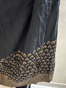 Elegant Black Ethnic Skirt