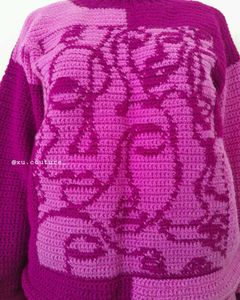 Crochet The Faces Sweater