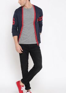 New Free Authority Navy Cardigan