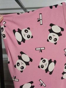 Cute Panda Print Top