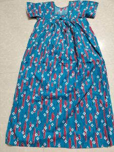 Blue Colour Maxi Dress
