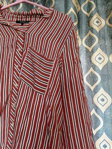 Stripped Women Shirt