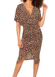 Shein Animalier Front Split Dress