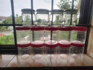 10(Plastic)+4(Glass) Containers