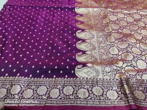Banarsi Silk Saree Small Buti Allover