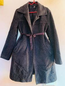 Elegant Grey Trench Coat