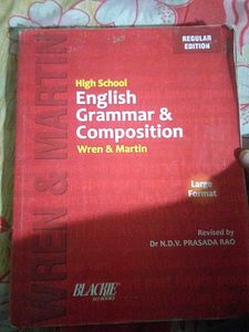 High School English Grammar Wren And Martin