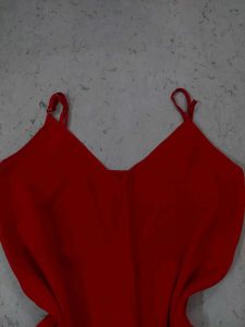 Red Slip Dress