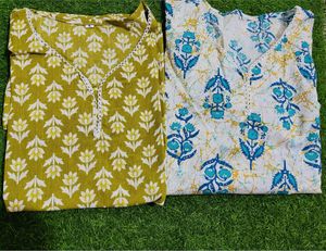 Floral Print Kurtas