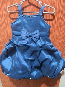 Baby Girl Blueberry Balloon Frock