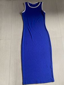 Blue Sleeveless Dress