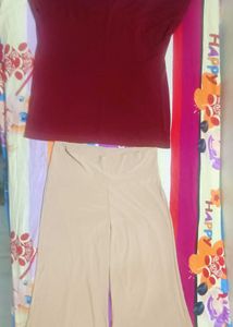 Maroon  And Cream Colour Combination Good