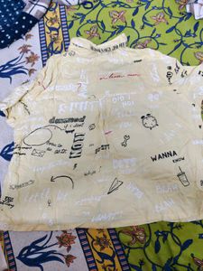 Printed Yellow Shirt