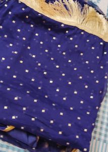Elegant Blue Saree