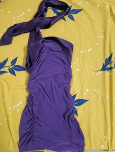 Y2k Bodycon Dress With scarf.