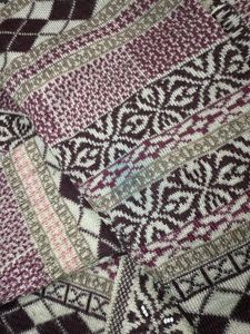 Patterned Knit Cardigan