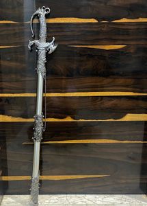 Antique Decorative Metal Sword-Fiery Dragon Handle