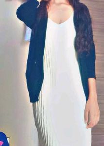 Ribbed Knit Midi Dress
