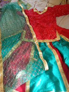 Fock Rajasthan Ghghra Choli And Chunni