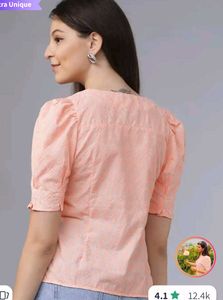 Peach Chevron shirt