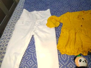 Combo Of Girls Top And Jeans