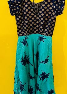 Floral Print Dress Handmade