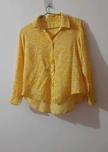 Yellow Printed Top