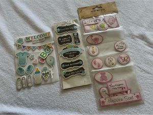 Baby Shower Sticker Set