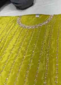 Elegant Yellow suit material