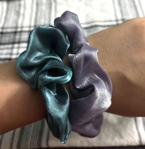 Two Organza Scrunchies