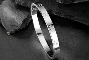 Silver And Black Bangle Bracelet