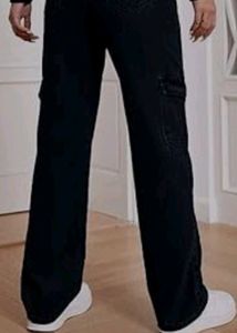 Black Six Pockets Denim Jean