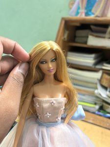 Barbie Wearing Designer Dress 50th Anniversary Dol