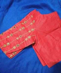 💥🆕️ Boat Neck Embroidered Blouse