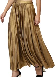 Ritu Kumar Label Gold Skirt &amp; Embroidered Top Set