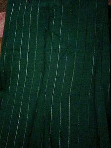 Emerald Green Striped Dress