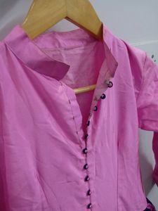 Pink And Blue Gown😍