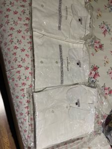 White New Formal Shirt  -3 Shirts