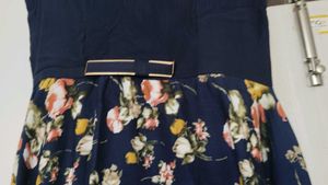 Navy Floral Maxi Dress
