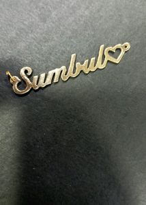 Customised Ur  Name On Locket With Chain