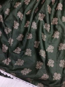 Floral Print Anarkali Dress With Bracelet Free
