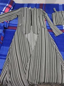 Striped Three-Piece Set