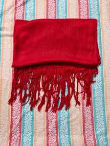 Red Stole For Winter