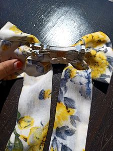 Combo Of Long Tail Bow And Bow Rubber Band
