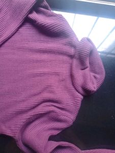 high neck sweater top