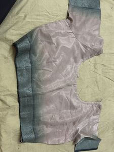 Sequin Border Silk Saree With blouse
