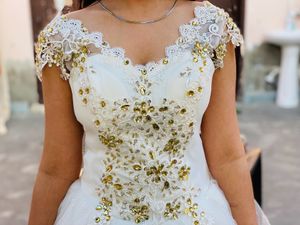 White Barbie Ball Gown