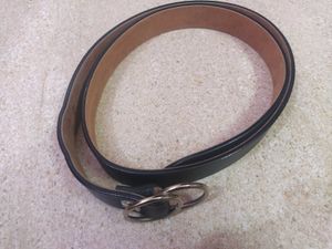 Black Double Ring Belt