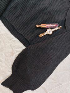 Cozy White + Black Sweaters